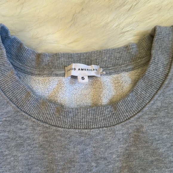 Good American Zodiac Taurus Boyfriend Sweatshirt Size XL - Picture 6 of 8